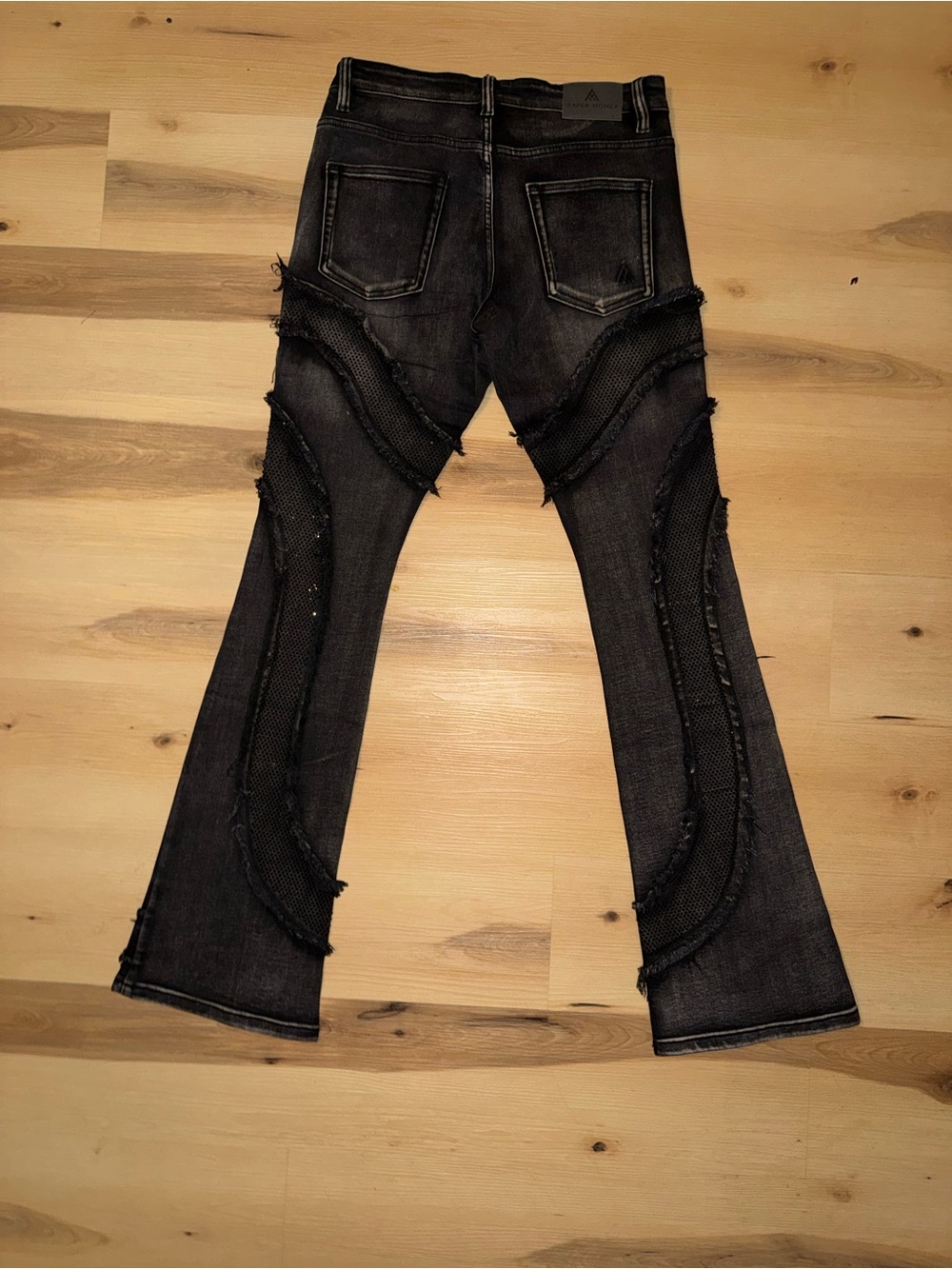 Paper Money Rhinestone Jeans - Picture 4 of 6